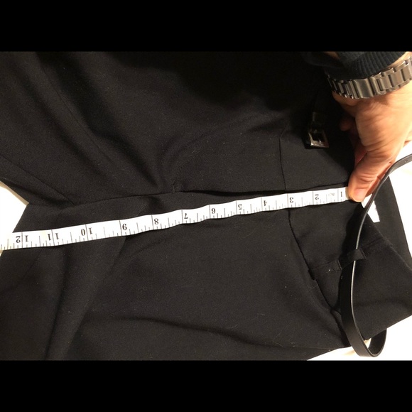 High waisted, wide leg black pants - Picture 8 of 9